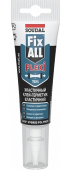 Гибридный клей-герметик Fix All Flexi SOUDAL как выглядит