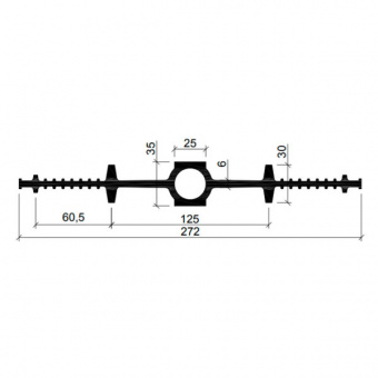 Гидрошпонка Аквастоп ДВ-270/25 EPDM как выглядит
